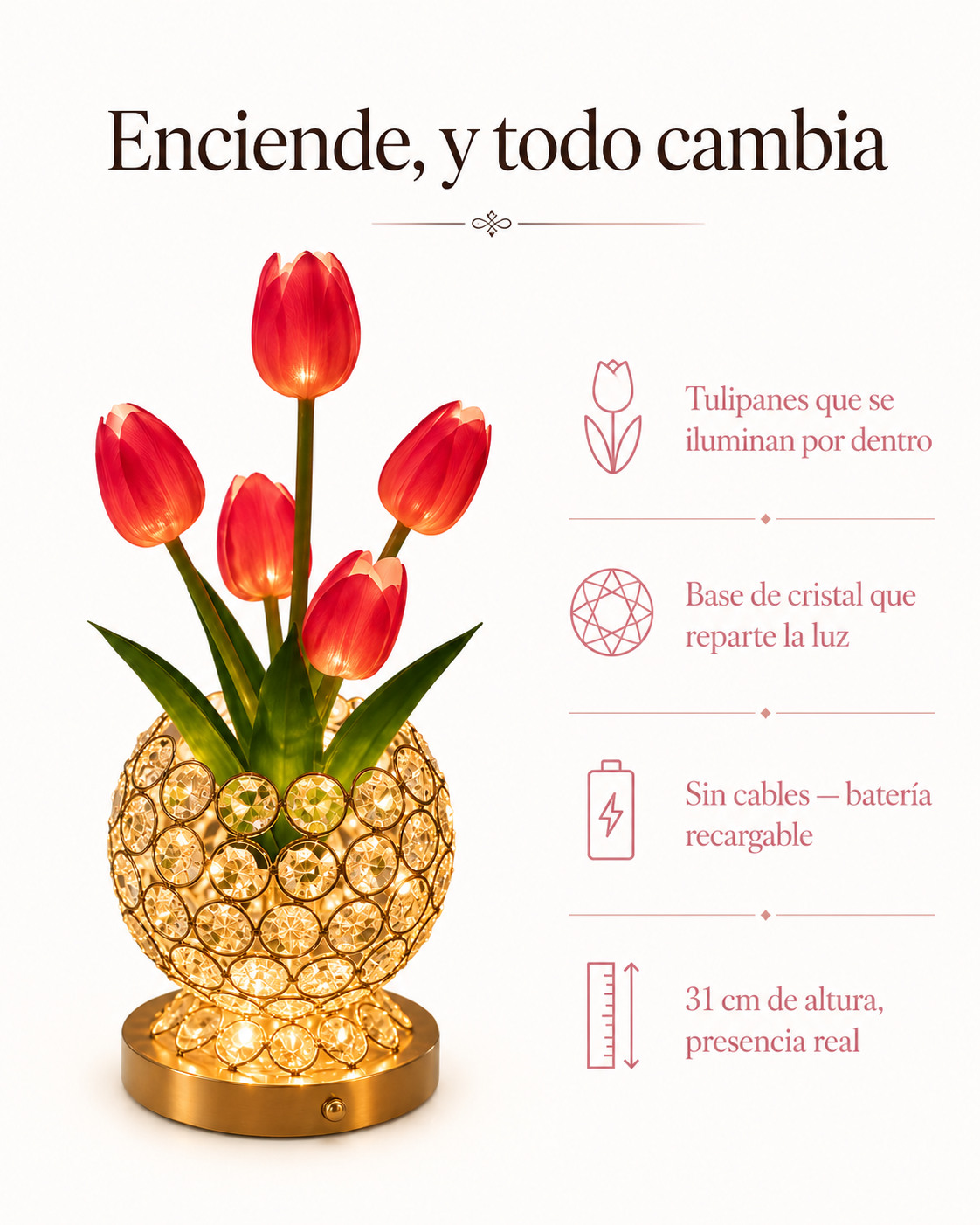 Tulipia – Lámpara LED